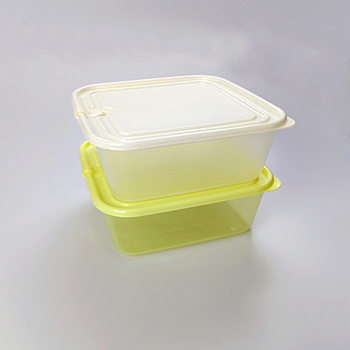 Fresh-Keeping Box Square Thickeneded Plastic Refrigerator Refrigerated Storage Box Frozen Food Sealed Box Sample Retention Box Commercial