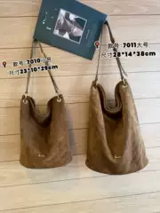 Suede Niki Bucket Bag Is Soft and Lazy, Casual and Frosted for Work Clothing, Matchinging Autumn and Winter Retro, High-End, Versatile and Practical