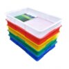 Electronic Disk Storage Box Plastic Box Plastic Square Plate Turnover Box Plastic Frame Food Box Logistics Turnover Box Thickeneded Free Shipping