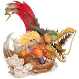LS Вспышка кулака дракона Dragon Dragon Ball Ручная работа Tide Игровая модель Статуи Украшение Аниме Периферийный подарок оптом