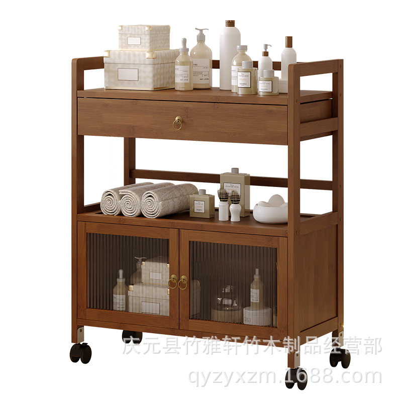Beauty salon special trolley storage rack beauty instrument nail Storage Cart multifunctional movable tool car