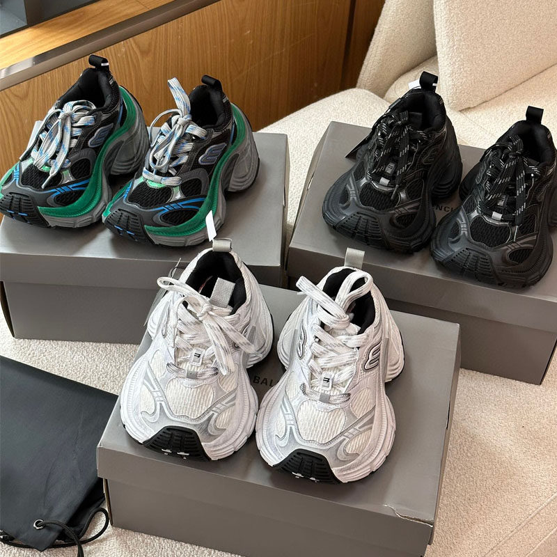 Мужская и женская обувь Paris 10XL daddy shoes, парные модели 2025 года, весенняя повседневная универсальная спортивная обувь на толстой подошве, увеличивающая рост Изображение 1