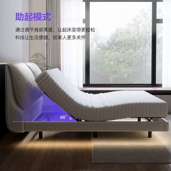 Elephant Ear Suspended Bed Smart Electric Bed Multi-Functional Modern Simple Partition Double Adjustable Zero Gravity Bed Frame