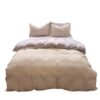 Micro-velvet feeling, warm and furry~丨100% cotton brushed four-piece set, type A, autumn and winter thickened and warm pure cotton quilt cover, three-piece set