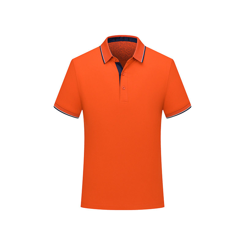 桑蚕丝翻领短袖polo衫工作服t恤广告文化衫厂服工衣定制印字logo