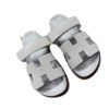Guangzhou High Quality! Full Range of Colors, Erjiu Slippers, Women's Genuine Leather Velcro Couple's Flip-Flops