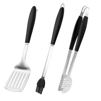 Amazon Barbecue Tools Stainless Steel Grill Barbecue Shovel Fork Clip Brush bbq Cross-border Barbecue Tool Set