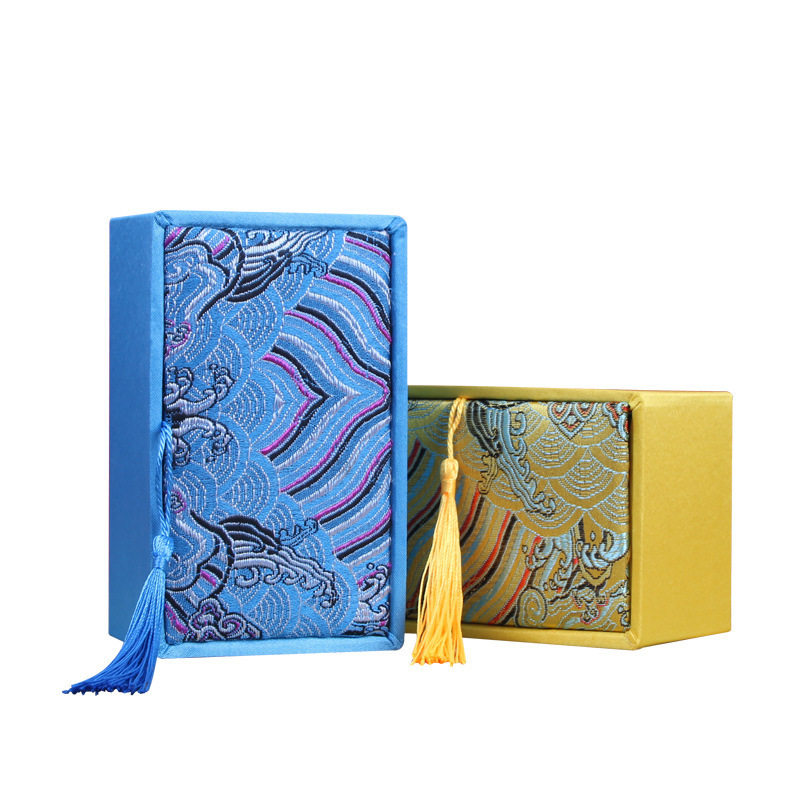 New Special Price Jewelry Box 1275.5cm Wenwan Walnut Packaging Box Jewelry Box Buddhist Bead Box Retro Brocade Box Comb