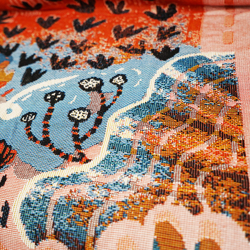 Gothic wind line blanket tapestry sofa blanket trunk stall cushion camping blanket nap blanket leisure blanket a generation of hair