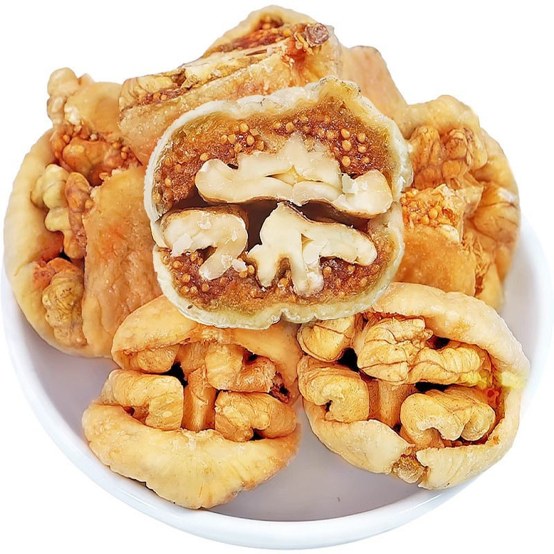 Fig Walnut Pie, Black Sesame, White Sesame, Fig Sandwich, Walnut Kernel Ready-To-Eat Snacks, Shipped in One Piece