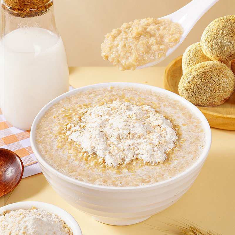 Authentic Hericium Milk Oatmeal Ready-To-Eat No-Cook Breakfast Meal Replacement Nutritional Food Bag Wholesale Whole Box