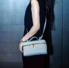 2026 New Cross-Border Quilted Sheepskin Box Bag, Genuine Leather Woven High-End Shoulder Crossbody Small Square Bag for Women