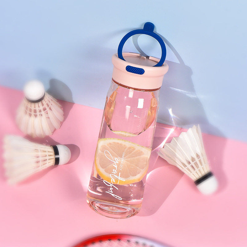 新款便携户外运动水杯男女商务直身塑料杯批发创意活动礼品随手杯