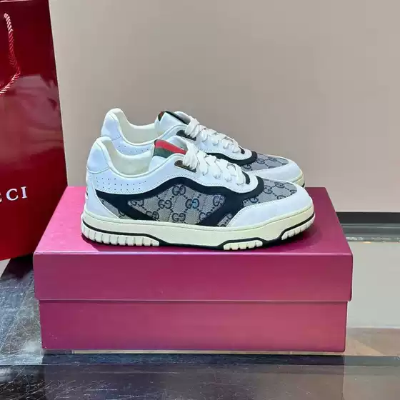 European Station Couple's Biscuit Shoes Vintage Genuine Leather Platform Board Shoes Men's and Women's Lace-up Sports Casual Shoes All-match White Shoes