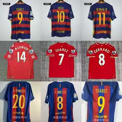 Retro Football Shirts - Classic Barcelona, Messi, Neymar, Suarez, Gerrard, Torres & Salah Jerseys