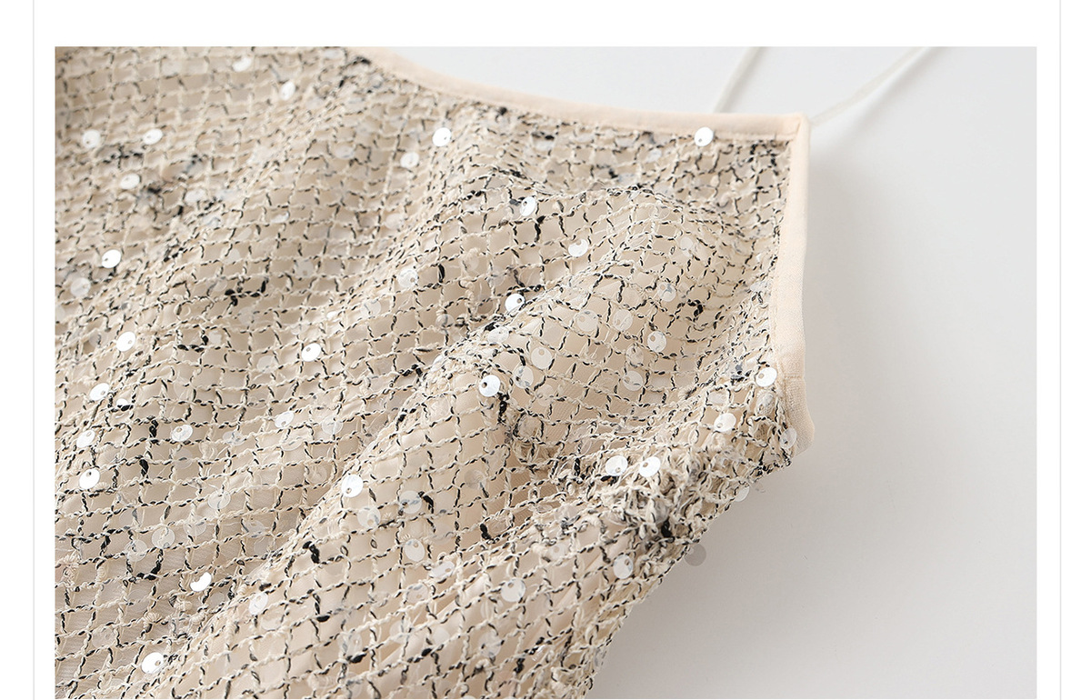 Bộ đầm dài kèm áo khoác ngoài đính sequin thêu nổi bật — Áo khoác (giao hàng trong 7 ngày), Áo khoác (vận chuyển trong cùng ngày), Váy yếm (giao hàng trong 7 ngày), Váy yếm (giao hàng trong ngày)