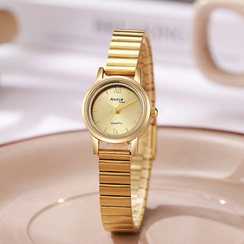 Small Simple Watch Women's Small Dial Classic Fashion All-match Lightweight Small Fresh Student Roman Plate Watch Women