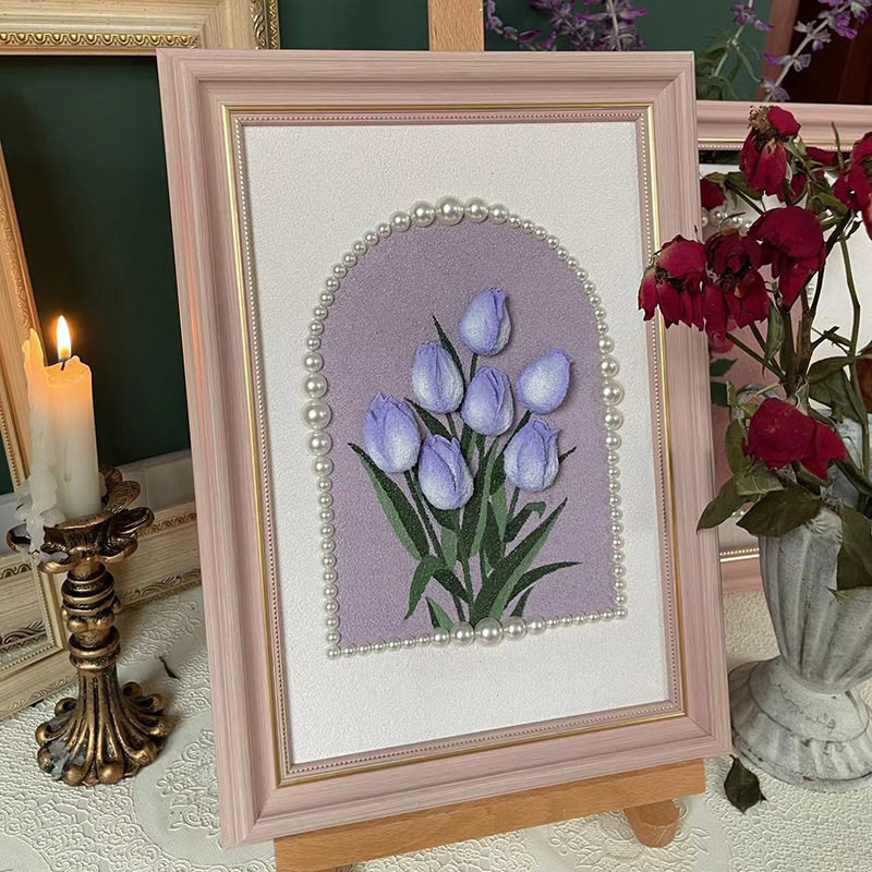 Texture painting frame photo frame wall retro European 8 inch 6 10 12 inch creative American frame oil painting frame