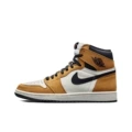 Milky white aj1high-white brown rookie