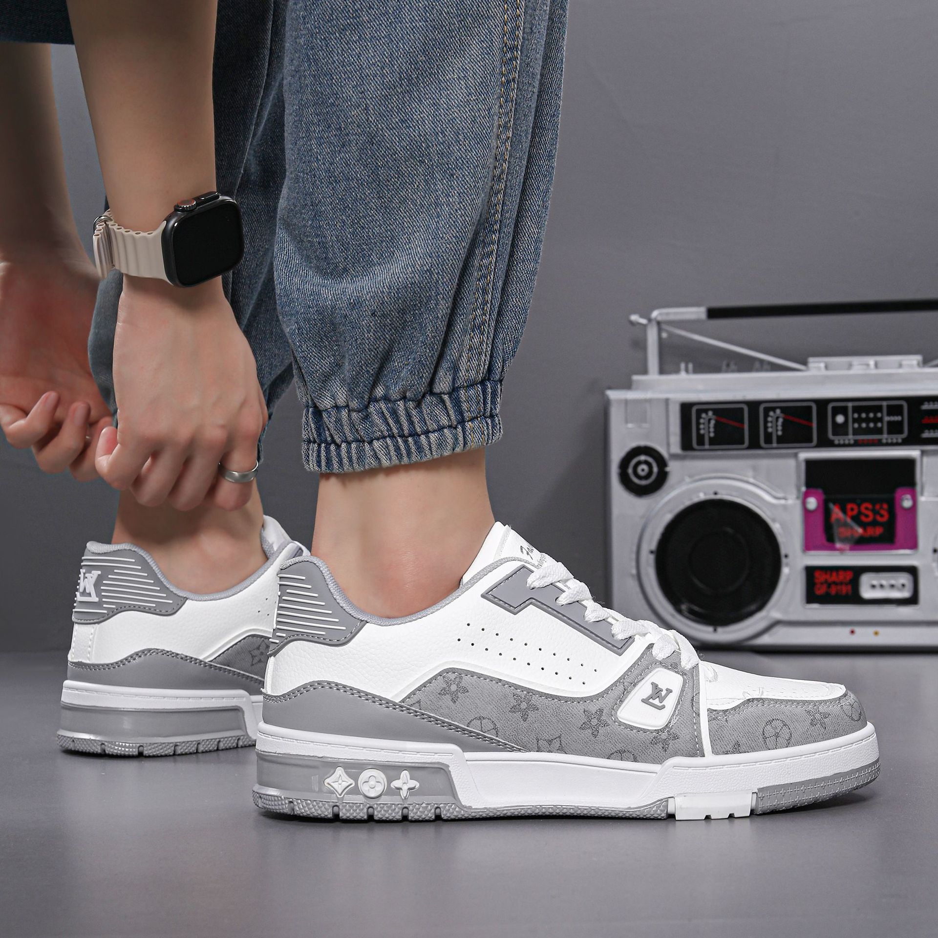 Summer New Classic Lv Sneakers Black and White Panda Thick-Soled Men's Sports and Casual Shoes Versatile Men's Shoes Wholesale 5 O1CN01hDTfUT1uLDN6x9IWf !!2215676136020 0 cib