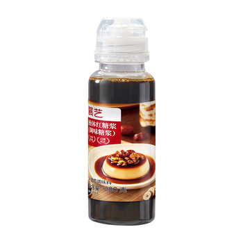 Exhibition art liquid red syrup 280g ice powder jelly glutinous rice cake special liquid black sugar water sugar cane cold shrimp cold cake milk