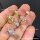 Новое модное кольцо Baojia v gold drop ring с двойным кольцом с драгоценным камнем, универсальное кольцо прямых продаж с фабрики, цельное изделие от имени mini 0