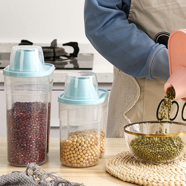 Refrigerator Side Door Grain Storage Box Cereal Cereal Candy Milk Powder Coffee Sealed Storage Jar Condiment Sealed Jar