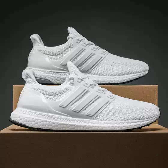 UB Men's Running Shoes - Authentic Boost, Breathable Mesh, Comfortable Casual Sneakers, Unisex, Ultra Boost 21 Style, 4.0