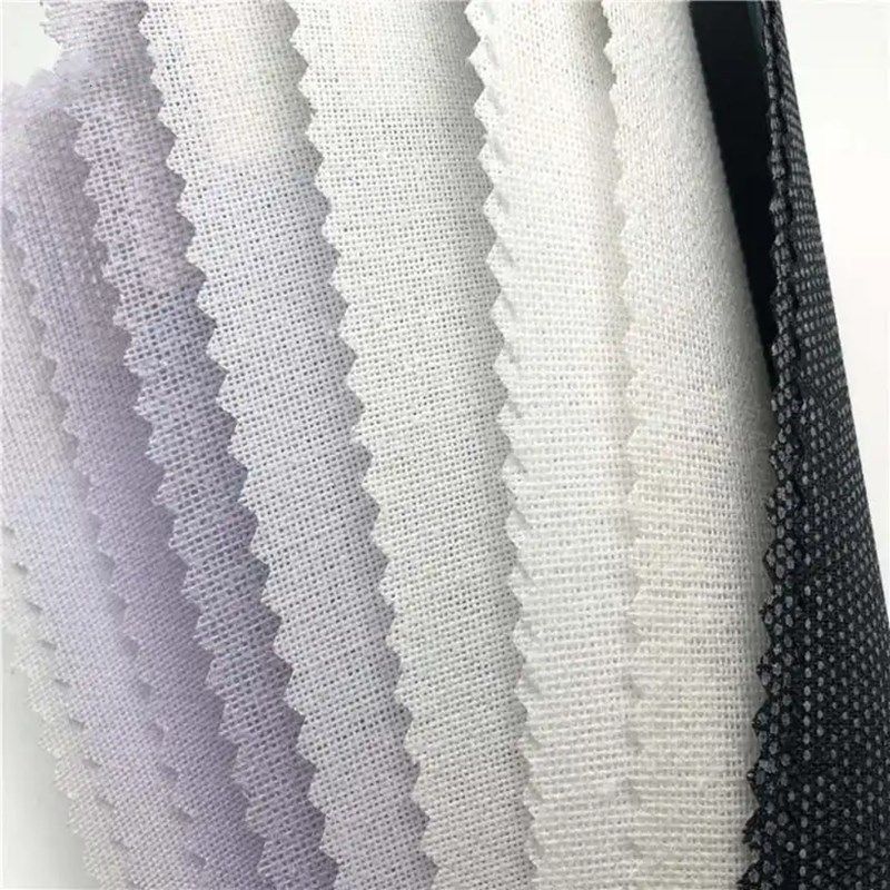 Sales Woven Adhesive Interlining Four-way Elastic One-way Elastic Warp Adhesive Interlining Simple Colorful Interlining Clothing Accessories