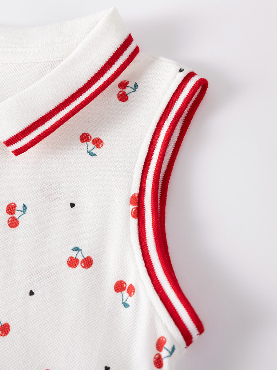 Summer Sleeveless Girls' Dress, Cute Sweet Kids' Skirt, Casual Kids' Dress