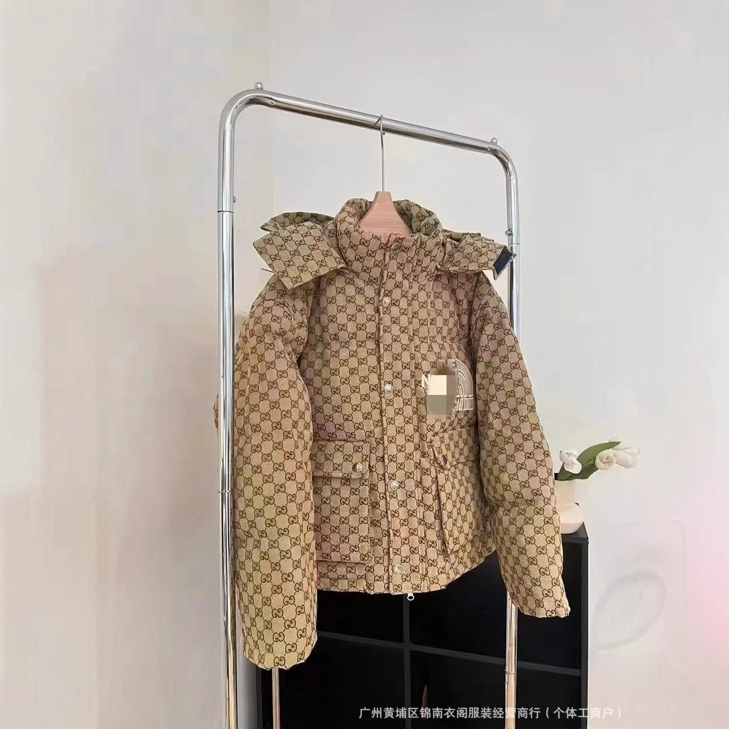 Cross-Border 2025 High Version Winter Men's and Women's down Jackets Letter Hooded Jackets Loose and Versatile Jackets Thickened and Warm