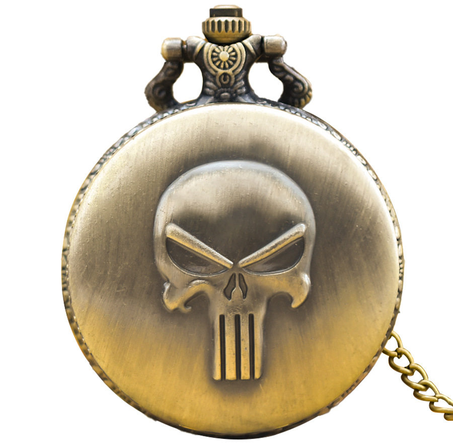 镂空时尚复古石英表个性潮流大号项链怀表厂家批发怀旧手表