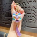 Tassel lion dance - purple