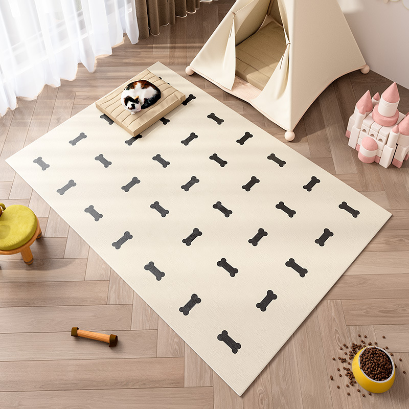 宠物地垫防水隔尿免洗PVC垫子狗窝耐磨可擦地垫养猫专用夏天地毯
