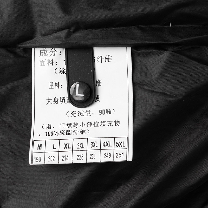 Yr8706 down Jacket Thickened White Duck down Fashion Men's Hooded Casual Loose Versatile Cross-Border Exclusive Warm and Resistant