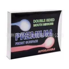 Dental Mouth Mirror Color Plastic Single/Double Side Mouth Mirror Stainless Steel Lens Box 10 Mirror Film Mouth Mirror