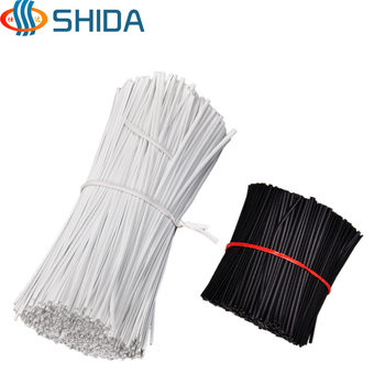 Shida PE Environmental Protection Tie Wire Adhesive-coated Wire Tie Wire Tie Wire Iron Core Tie Wire 6-30cm