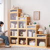 Multi-Layer Floor-Standing Storage Rack Stacking Storage Box Combination Storage Cabinet Living Room Storage Cabinet Bedroom Storage Storage Rack