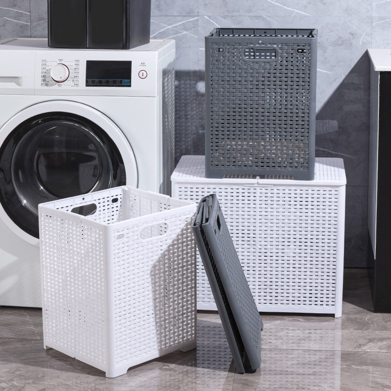 Installation-Free Portable Storage Basket Bathroom Dirty Clothes Basket Foldable Storage Basket Toy Sundry Storage Basket Wholesale