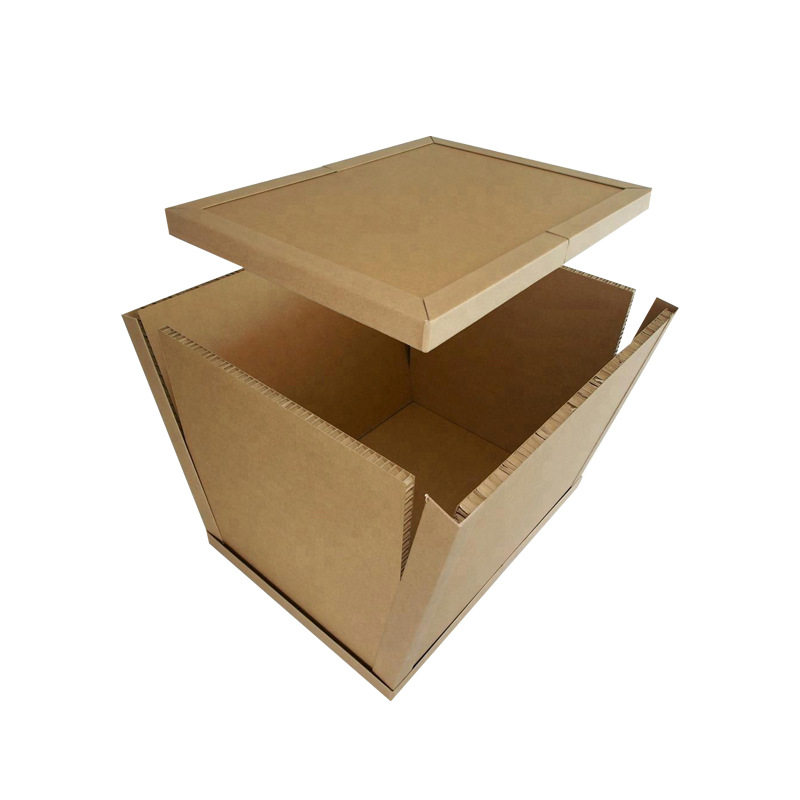Wholesale supply honeycomb carton moving box hollow board thickened carton pressure-resistant moisture-proof paper card board honeycomb carton