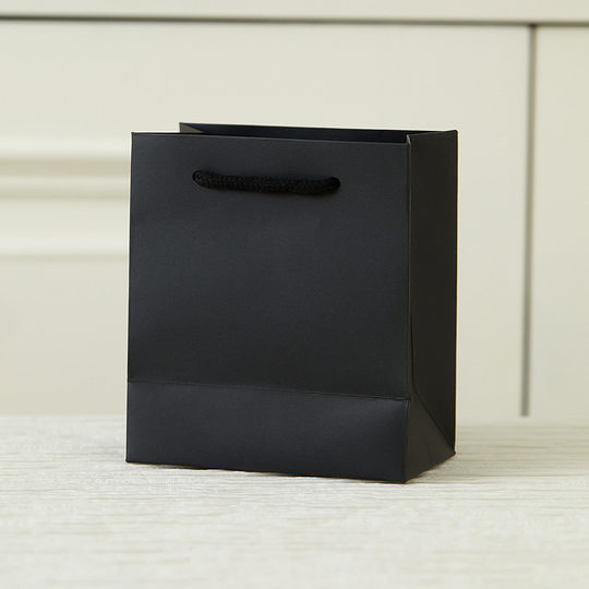 High-End Black Jewelry Box with Lid, Gift Packaging, Empty Box, Necklace, Bracelet, Ring Storage Jewelry Box