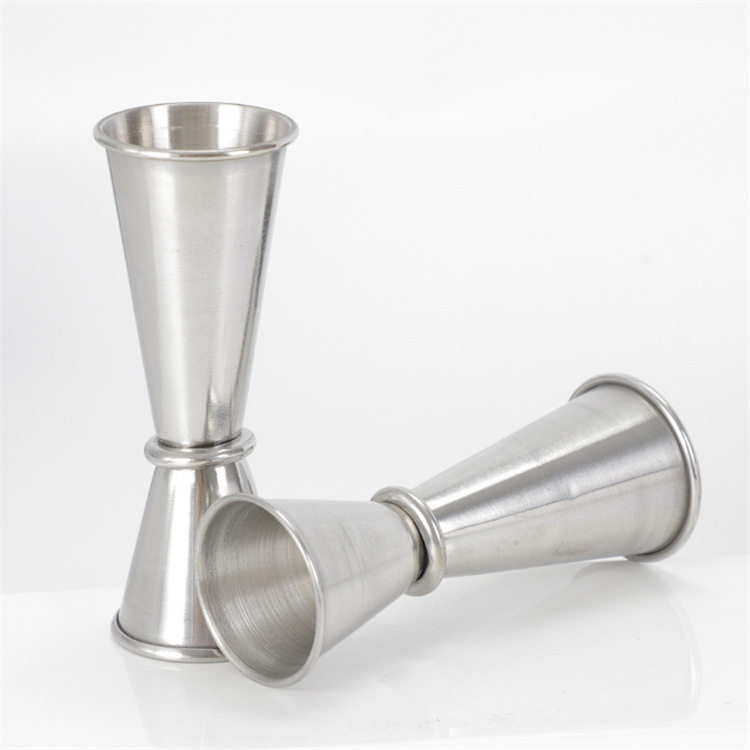 304 stainless steel measuring cup ounce cup wine measuring device double-headed curling cocktail cocktail mixing glass measuring cup