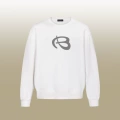 B1101 round neck white