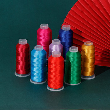 Special Ice Silk Tassel vertical shaping 2-strand computer embroidery thread tassel handmade diy winding thread