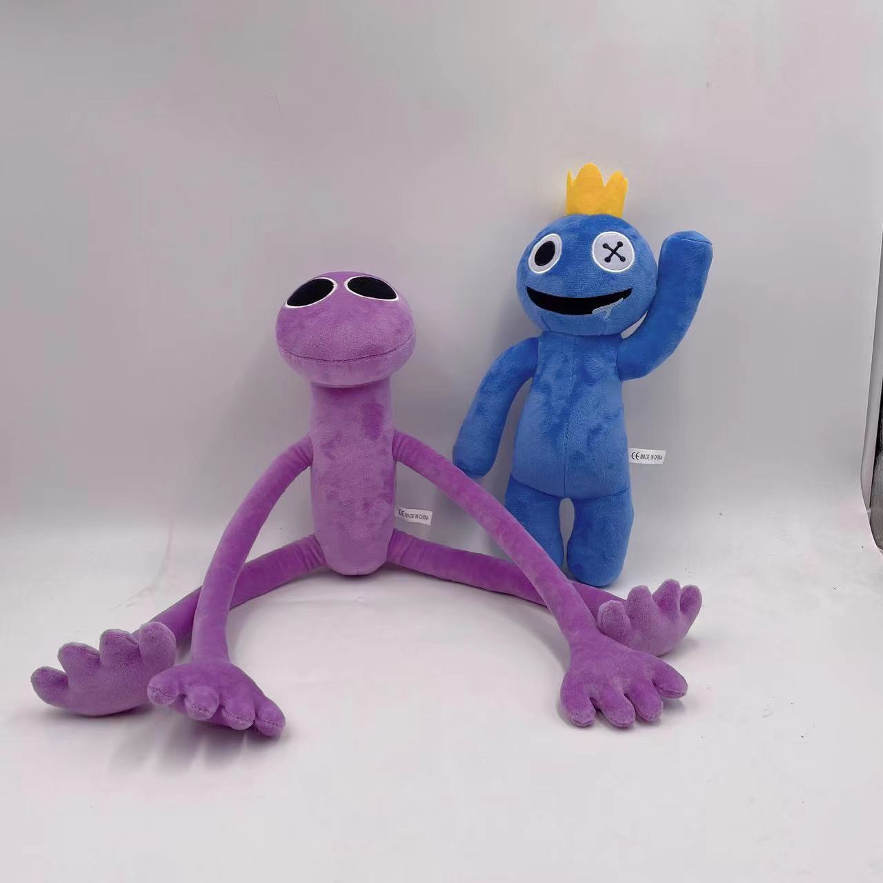 现货跨境新品roblox rainbow friends彩虹伙伴小蓝人公仔毛绒玩具