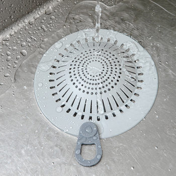 Floor Drain Filter Wholesale Wash Basin Hair Anti-Blocking Filter Bathroom Sink Sewer Hair Floor Drain Pad Cross-Border
