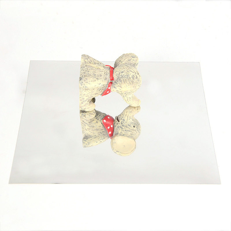 跨境厂家PET亚克力0.1mm厚自粘镜子浴室卧室装饰diy立体镜面墙贴