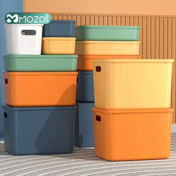 Factory Direct Sales Satchel Desktop Storage Basket with Lid Pp Storage Rack Wardrobe Drawer Storage Sundries Wholesale Multi-Function