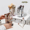 Cosmetic Brush Storage Cartridge Desktop Large Capacity Lipstick Cosmetic Storage Box Transparent Rotating Eyebrow Pen Storage Shelf