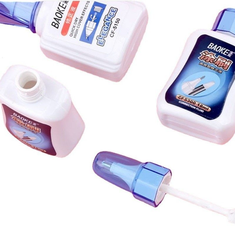 Cf5150 Environmentally Friendly Correction Fluid Correction Fluid 18ml Correction Fluid Correction Fluid Single Pack School Supplies